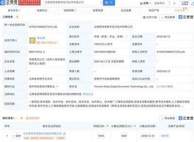 思特奇在云南成立數(shù)字經(jīng)濟(jì)技術(shù)子公司，加速本地軟件開發(fā)布局